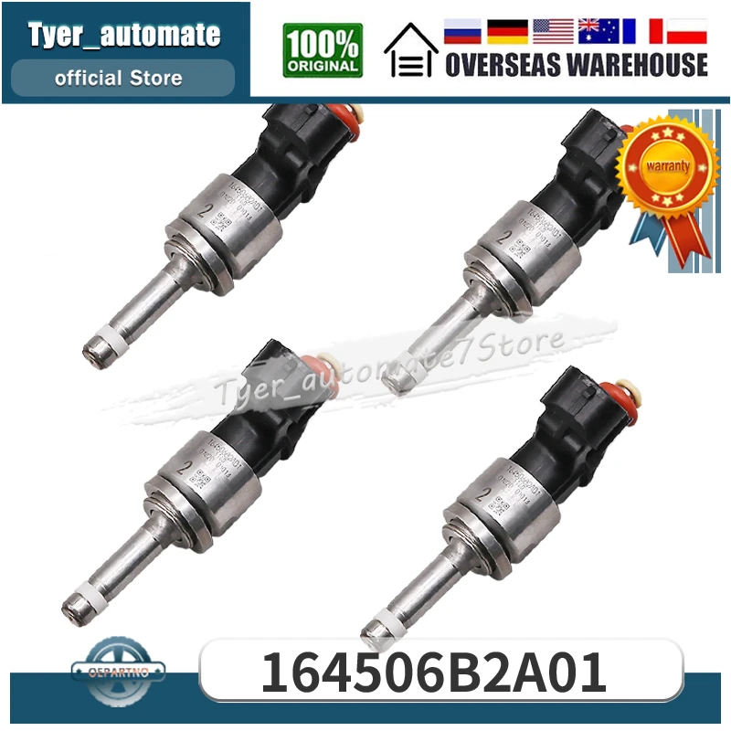 

4PCS Fuel Injectors 164506B2A01 For 2019 2020 2021 ACURA RDX 2.0L