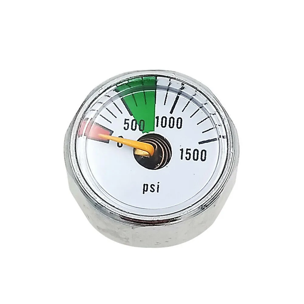

Durable Hot Reusable Brand New Air Pressure Gauge Manometer Meter PCP Paintball Airsoft Silver/black 0-300 0-3500