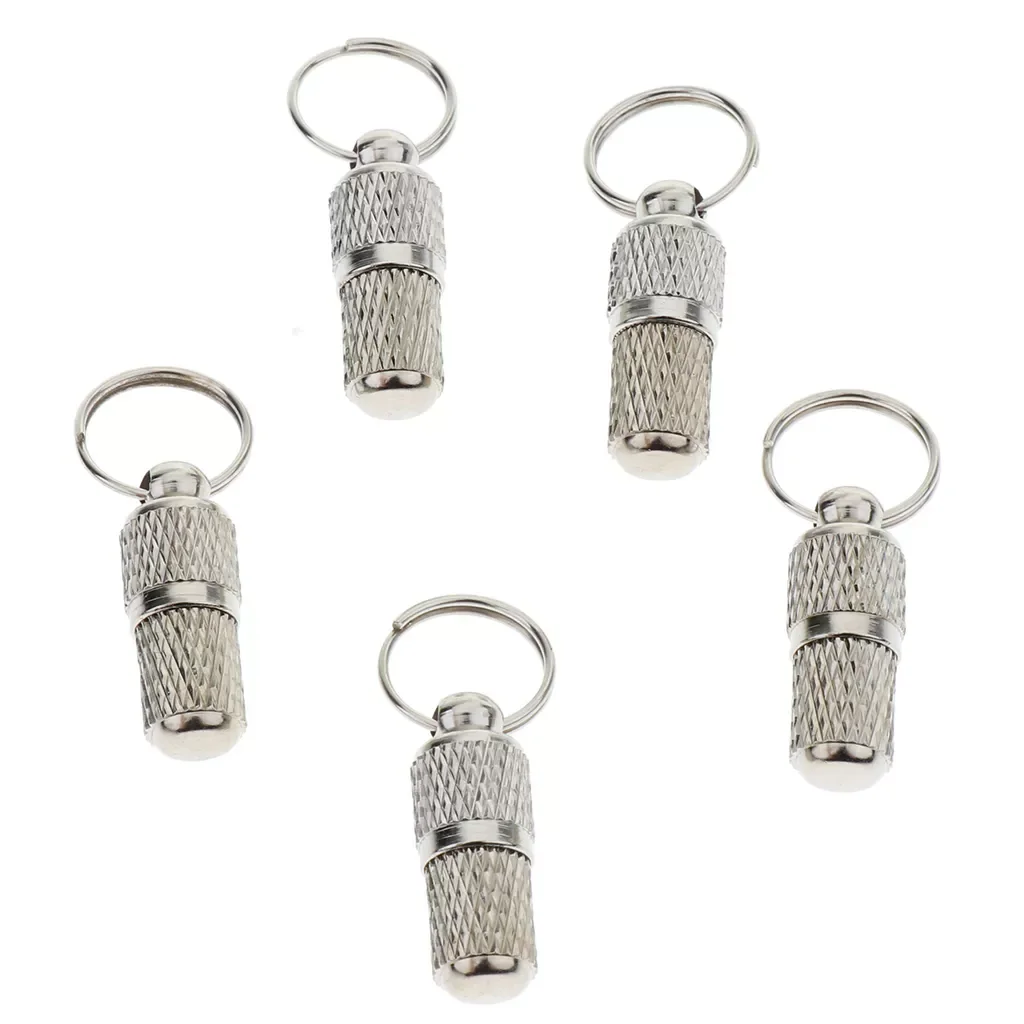

Pet ID Tag Pet Supply Silver Aluminum Alloy Pet Dog Cat ID Tags Collar Attached Address Label Empty Tube