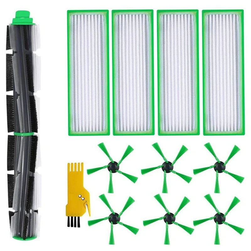 

Replacement Main Brush Side Brushes HEPA Filters Compatible For Vorwerk Kobold VR200 VR300 Robotic Vacuum Accessories