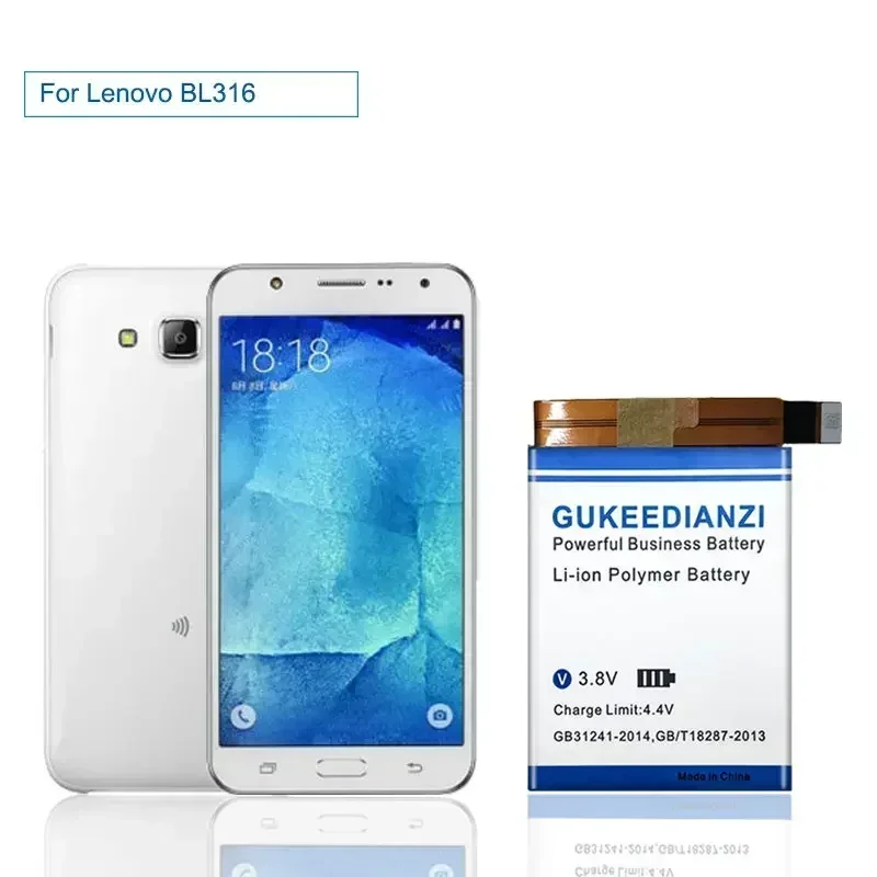 Аккумуляторы для мобильных телефонов большой емкости 3300 мАч BL316 BL318 Lenovo Saver 2PRO 2 PRO