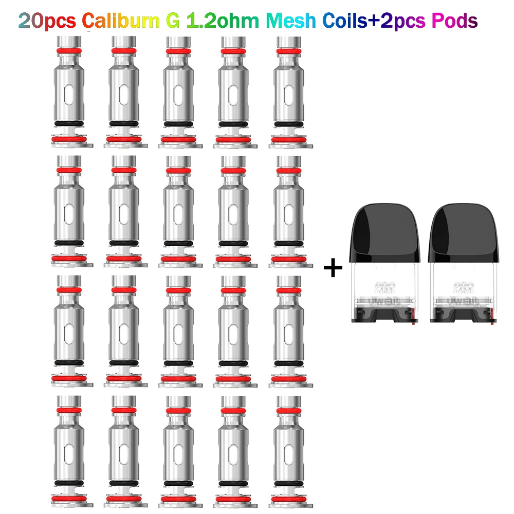 20 шт. оригинальная катушка UWELL Caliburn G Ом для G2/G/KOKO Prime Pods |