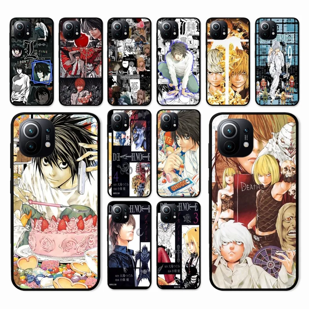 

Death Note Phone Case For Xiaomi Mi 5X 8 9 10 11 12 lite pro 10T PocoX3pro PocoM3 Note 10 pro lite