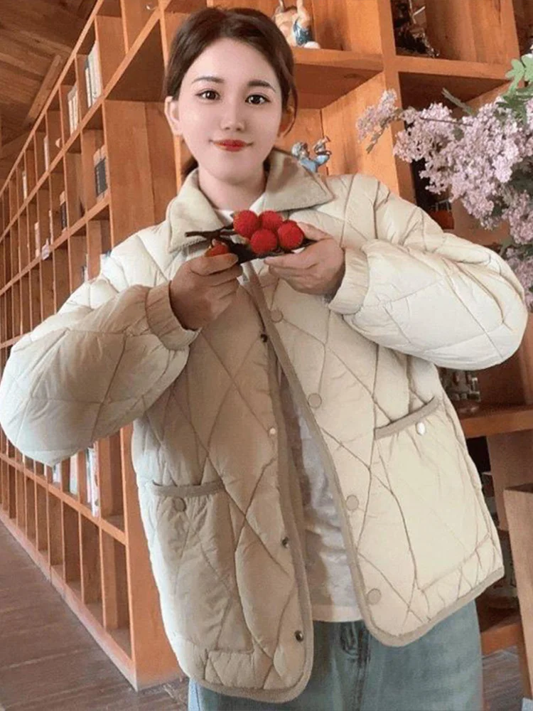 Пуховик с хлопковой подкладкой верхняя одежда женская зима 2024 новая популярная