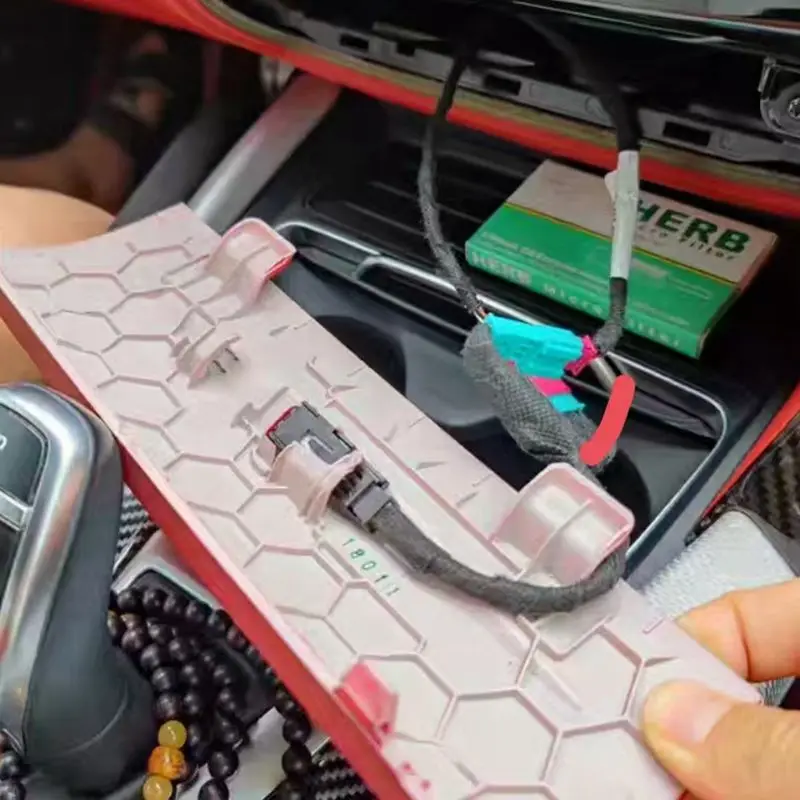 Для BMW 3 серии 4 F30 F35 2-цветная центральная консоль панель переменного тока