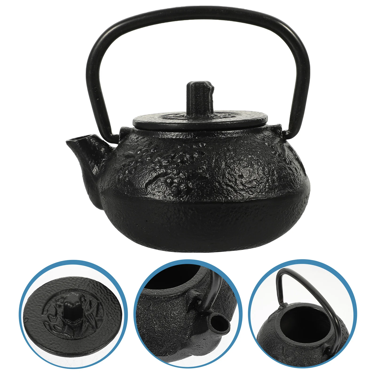 

Teapot Tea Kettle Japanese Iron Set Cast Chinese Pot Tetsubin Mini Coffee Stove Water Loose Stovetop Vintage Maker Boiling Fu