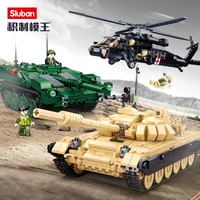 2022 new military strv103 main battle tank t 72b3 mbt bricks army helicopter vehicle weapon creative building blocks kids toys
