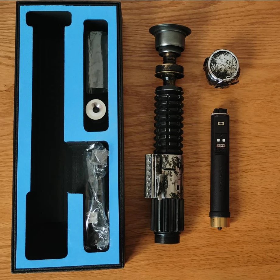 

89Saber Weathered Obi-Wan Kenobi EP4 N-pixel Lightsaber Installed Proffie2.2 With N-pixel Blade Toys For Adults Boys