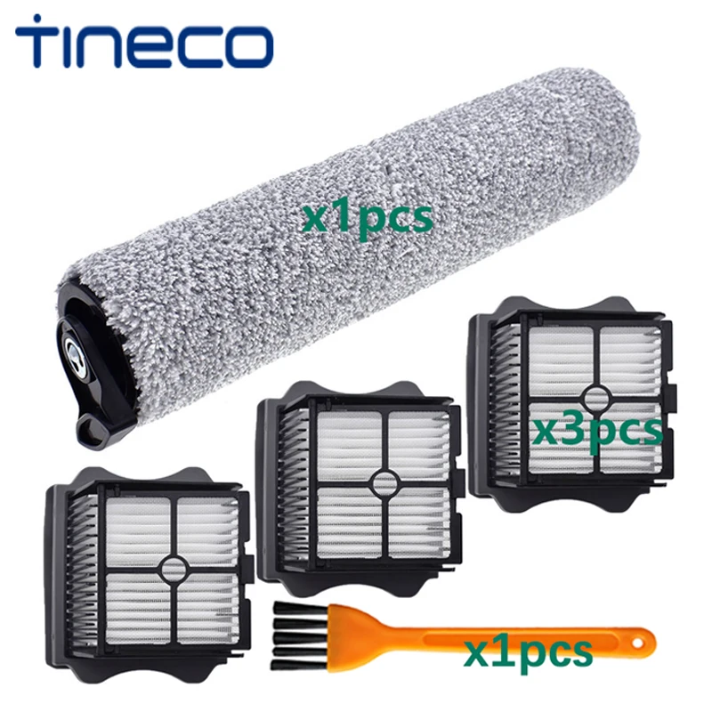 

Roller Main Brush and HEPA Filter Suitable for Tineco IFloor 3/IFloor One S3 Cordless Wet Dry Vacuum Cleaner Parts Replacement