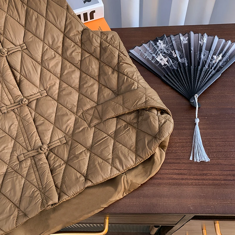 Китайский жилет с хлопковой подкладкой женская верхняя одежда зимний китайский