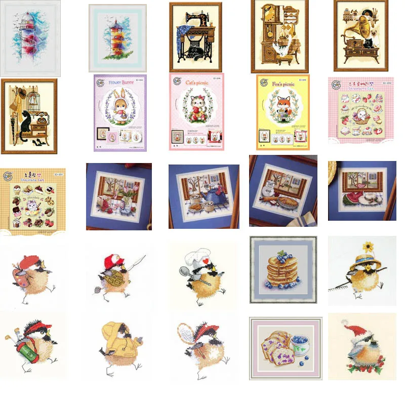 

RIO Cat Cross Stich Embroidery set Electronic drawing Cross Stich Needlework PDF by Email