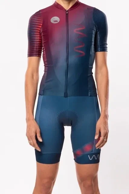 Женские велосипедные костюмы с коротким рукавом шорты и