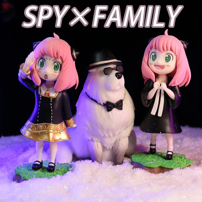 

Hot Anime Spyfamily Figure Pvc Cute Doll Twilight Anya Forger Yor Forger Vehicle Mounted Ornaments Ornament Fans and Friend Gift