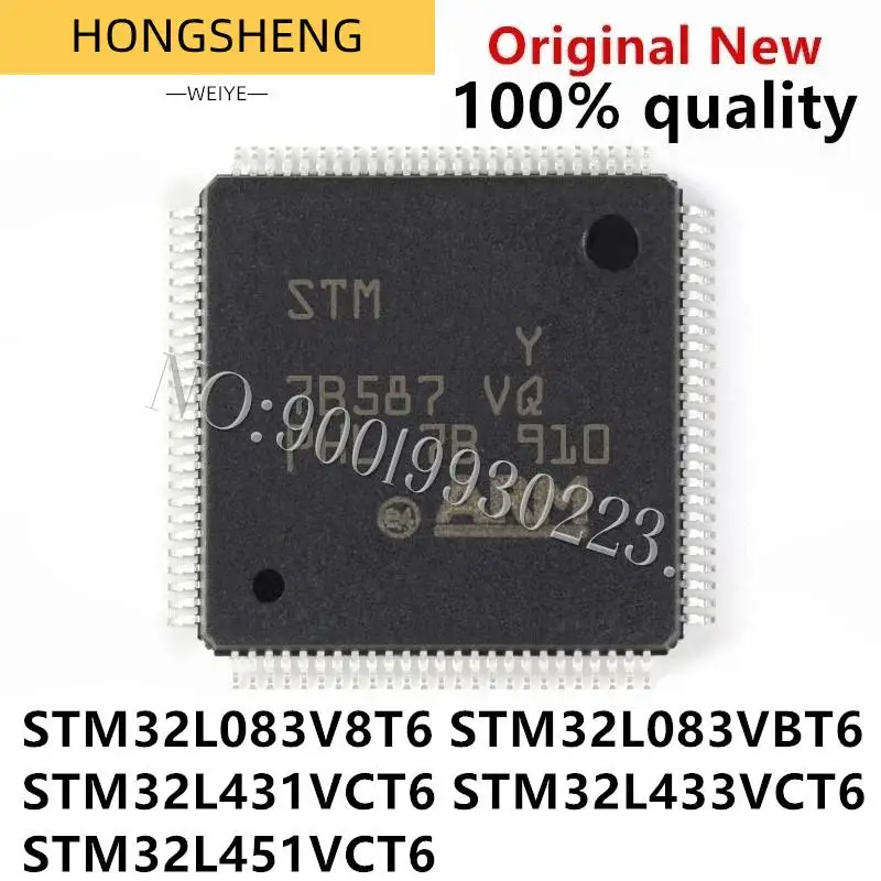 

100% New 1pcs/lot STM32L083V8T6 LQFP100 STM32L083VBT6 STM32L431VCT6 STM32L433VCT6 STM32L451VCT6 QFP-100 Chipset