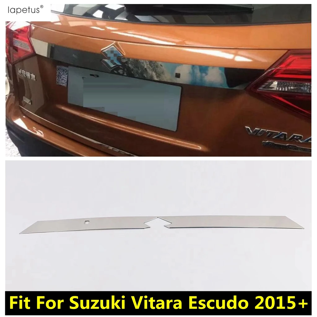 

Rear Tail Gate Trunk Door Strip Decoration Cover Trim For Suzuki Vitara Escudo 2015 - 2021 Stainless Steel Exterior Accessories