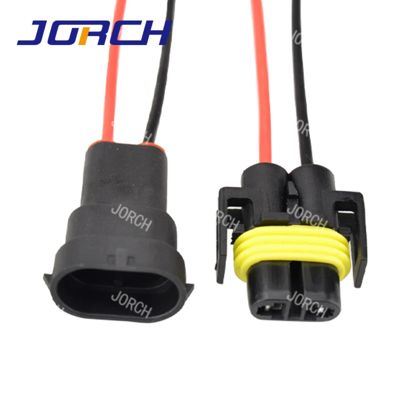 

1set 2 pin H8 H11 Adapter Wiring Harness Car Auto Wire Connector with 20cm cable For HID LED Headlight Fog Light Lamp Bulb