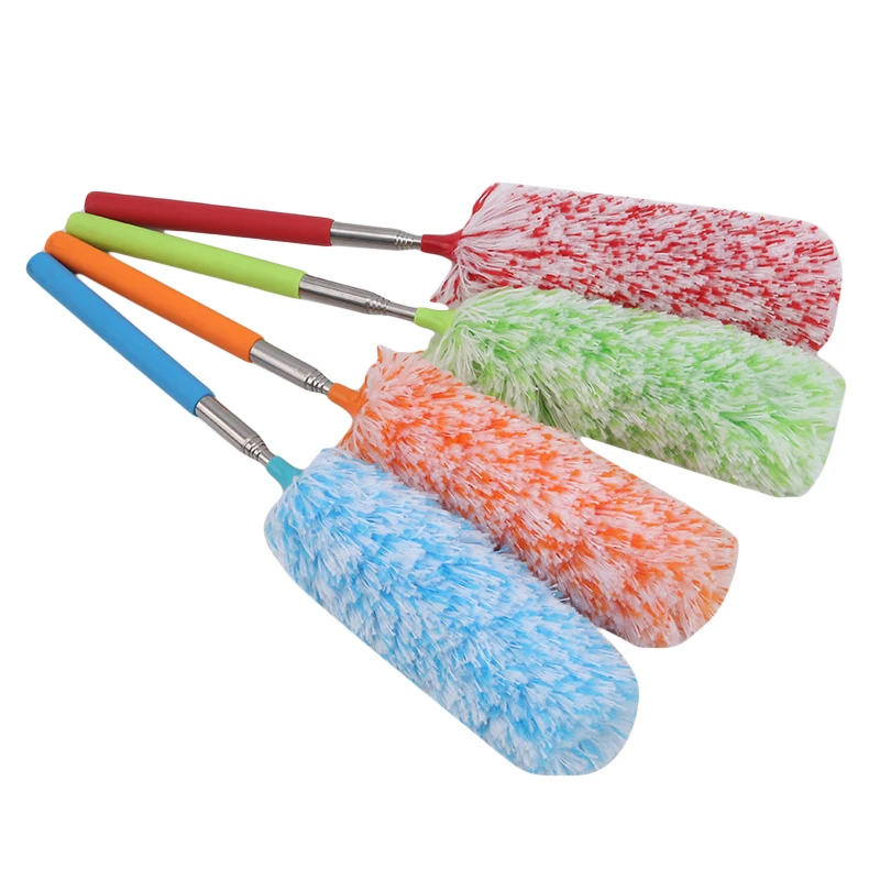 

New Adjustable Microfiber Dusting Brush Extend Stretch Feather Duster Air-condition Household Furniture Cleaning Accessories
