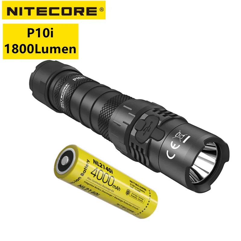 

Фонарик NITECORE P10i, перезаряжаемый, USB-C, 1800 лм