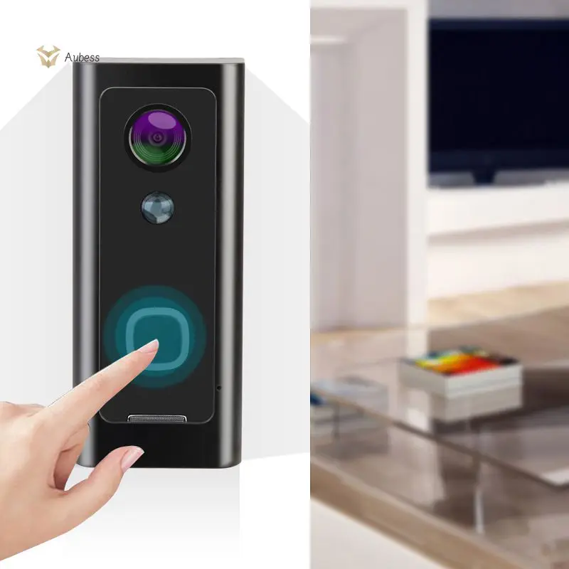 

Wifi Wireless Video Doorbell Night Real-time Monitoring Doorbell Remote Monitoring Alarm 2-way 1080p Visual Intercom