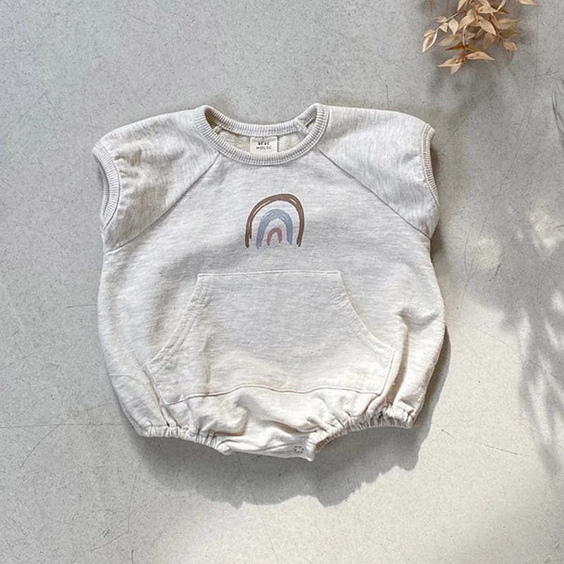 Лето 2022 детская одежда модная в Корейском стиле для маленьких мальчиков и