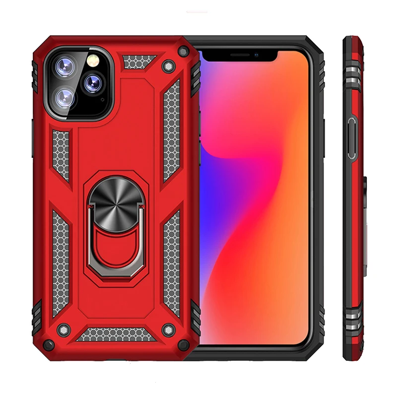 Ударопрочный армированный чехол для телефона с откидной ножкой iPhone 14 Pro 13 12 11 XS Max