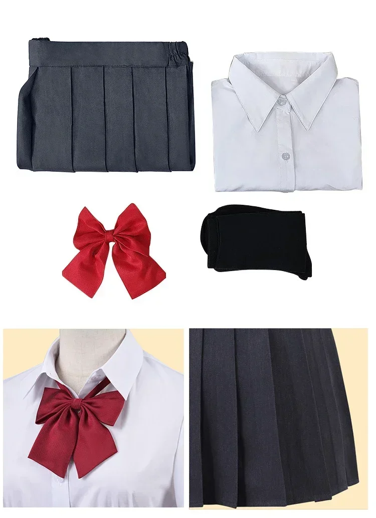 Новая юбка-свитер рубашка JK школьная форма для женщин 2200 Horimiya косплей Kyouko Hori