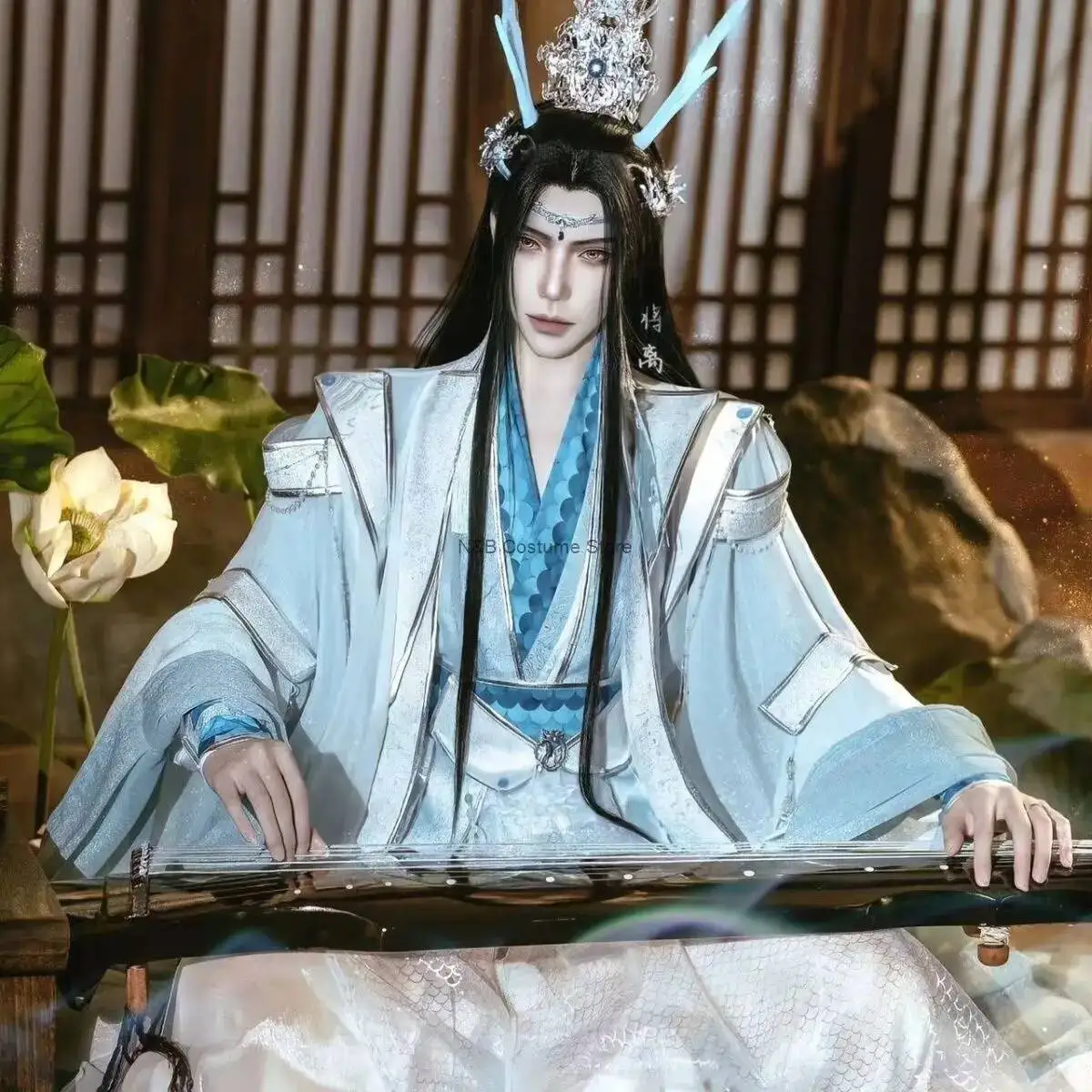 Фото Новый Mo Dao Zu Shi Неукротился, дернул |   Дракон Цзи Лиса Сиань |   Lan Wangji Одежда |   Лан Чжан |   Костюм для косплея в древнем стиле №2