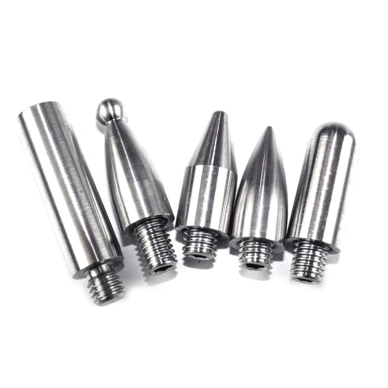 

5Pcs Stainless Steel Car Depression Repair Crowbar Head Hook Replacement Head Recessed Top Hook High Nodding