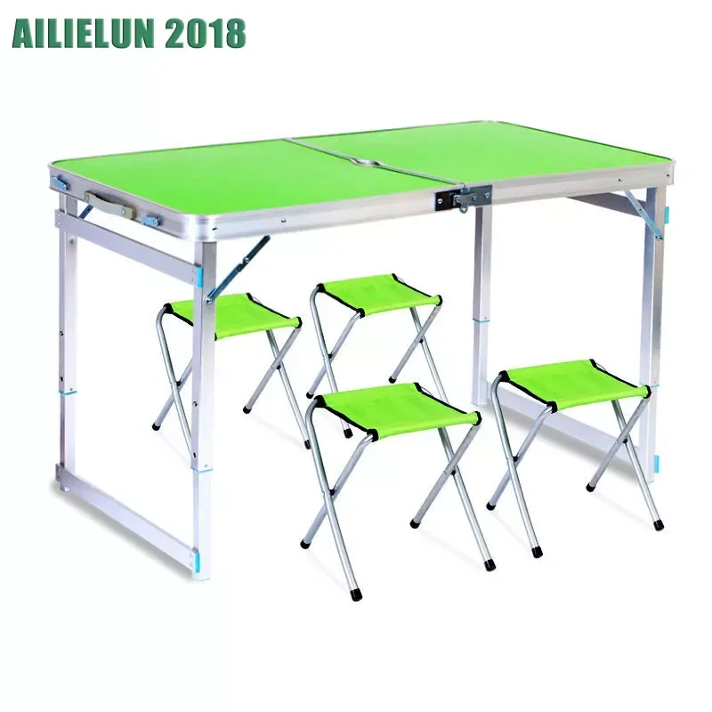 

Outdoor Folding Table Chair Camping Aluminium Alloy Picnic Table Waterproof Ultra-light Durable Folding Table Desk For