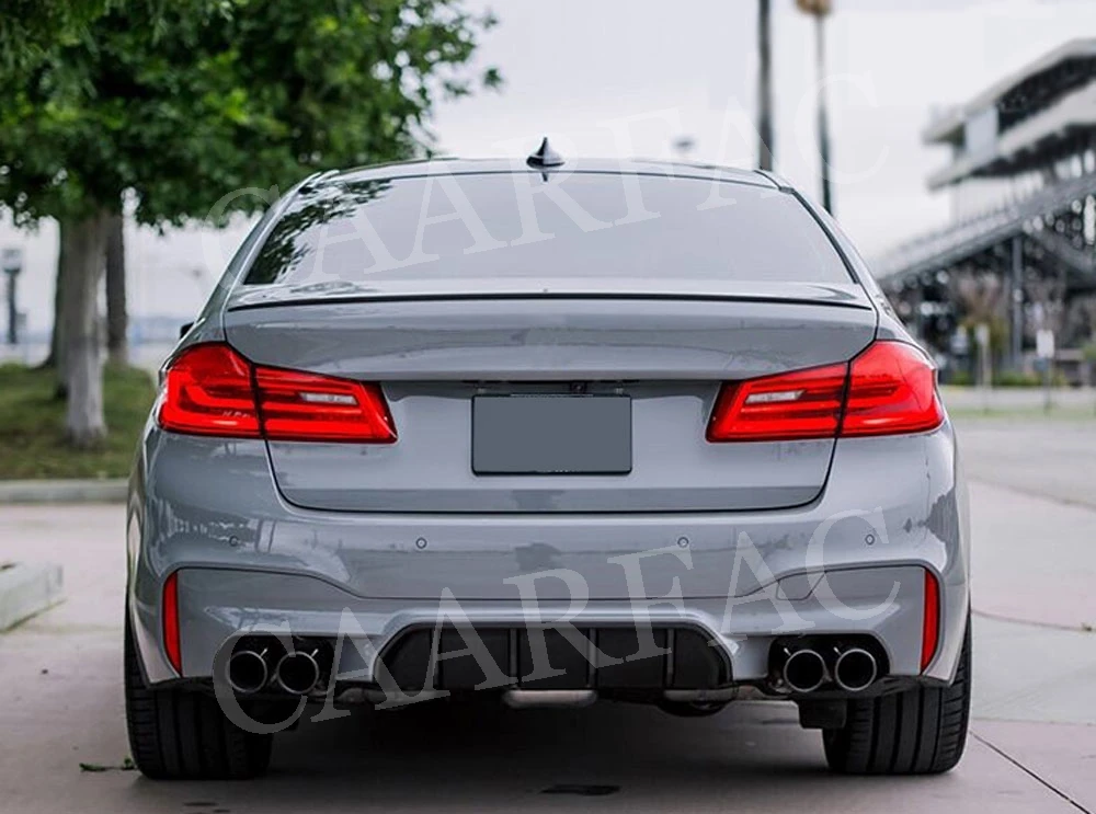 Диффузор для заднего бампера из углеродного волокна спойлер BMW 5 серии F90 M5 Седан 4