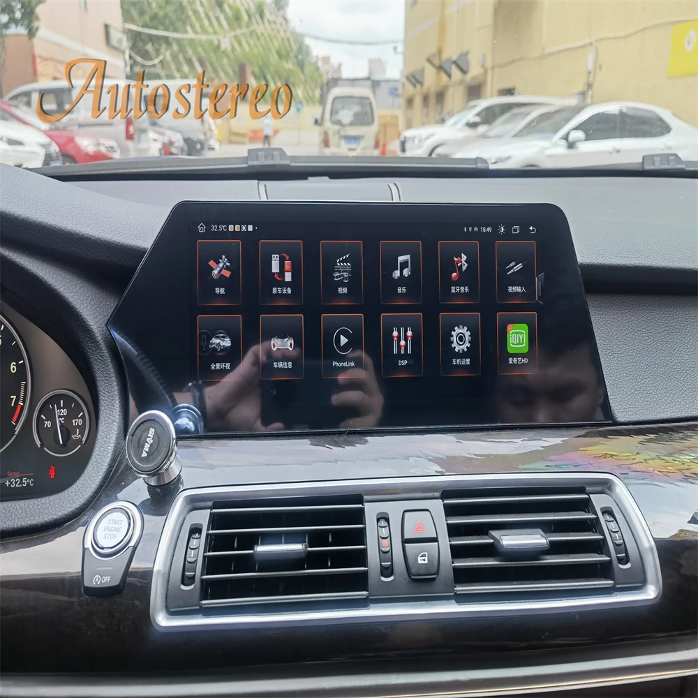 Carplay Blade Screen Qualcomm Snapdragon для BMW 5GT F07 535GT 550GT автомобильный мультимедийный плеер