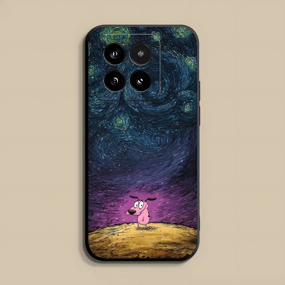 Фото Чехол для телефона C-Courage Cowardly Dog, силиконовый чехол для Redmi Note 15 A7 Xiaomi 17 Ultra 15 14 T Pro Plus 4G 5G №4