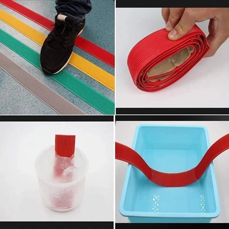 Противоскользящая полоса из ПВХ для лестницы Противоударная самоклеящаяся