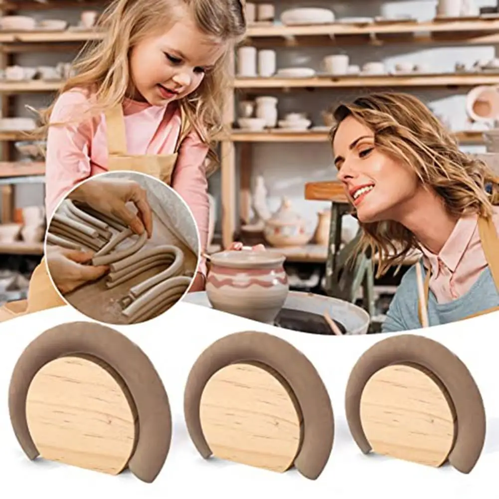 

Practical Burr Free Lightweight Cup Mug Handle Molds Pottery Clay Supplies Long Lasting DIY Handle Molds Household Supplies
