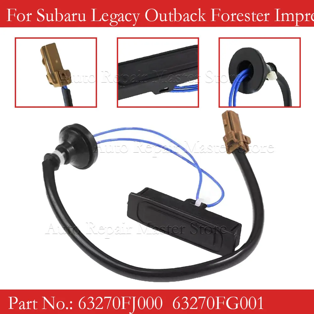 Кнопка переключения багажника для Subaru Legacy Outback Forester Impreza XV WRX STi Tribeca 63270FJ000 63270FG001