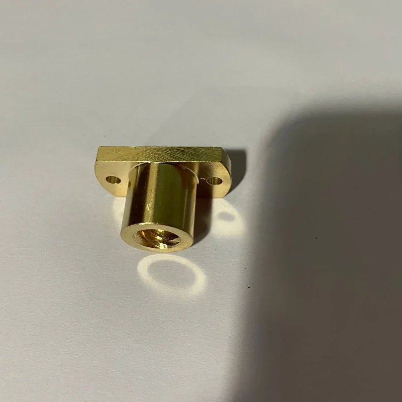 

304 Stainless Steel Screw T10 Flange T-Type Brass Nut Double Trimming H-Type