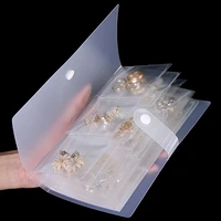 jewelry storage bag folder box for fashion fine jewelry anti oxidation protective cases desktop drawer organizer collection bag