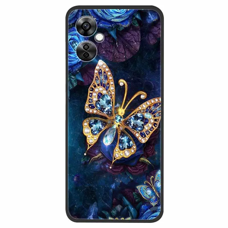 Для OnePlus Nord N30 Чехол Животные Силиконовый ТПУ Мягкая задняя крышка для телефона