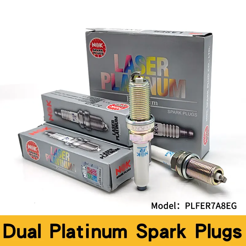 

Replace #94833 PLFER7A8EG Dual Platinum Spark Plugs For Audi A3/A4l/Lingdu/Passat/3rd Generation EA888 4pcs