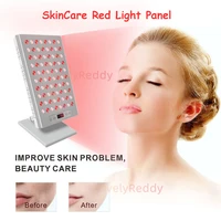 non flickering near infrared led light therapy skincare 660nm red therapy lamp anti aging pain relief heated led beauty panel