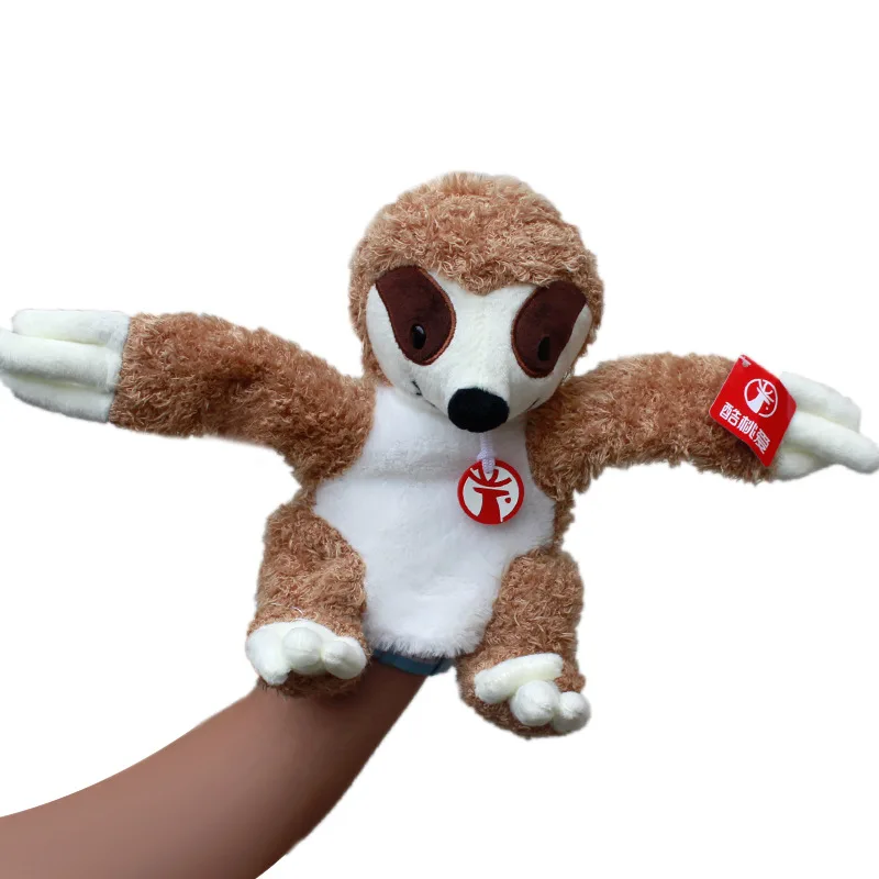 

Sloth Bradypod Tree Bear Hand Puppet plush toy stuffed doll cartoon animal bedtime friend sleeping story birthday gift 1pc