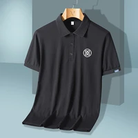 summer breathable cotton mens polo shirt short sleeve classic solid clothing casual golf tee plus size 7xl 8xl