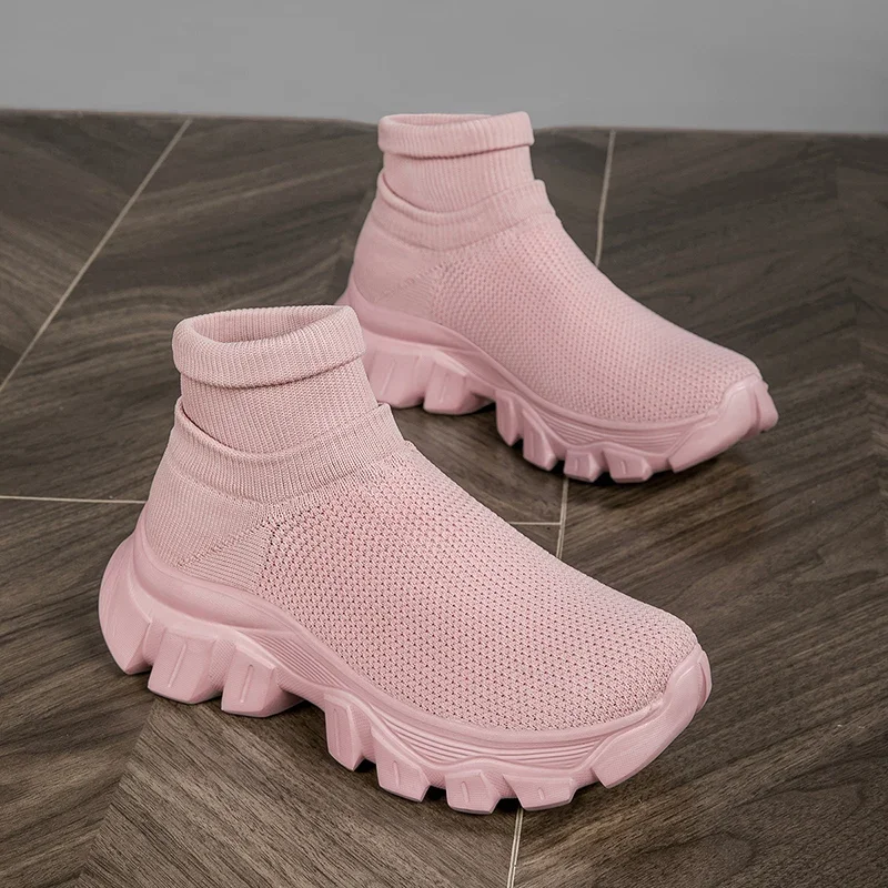 

Новинка 2023, модная повседневная спортивная обувь Flying Weaving, прогулочная обувь, удобная и удобная