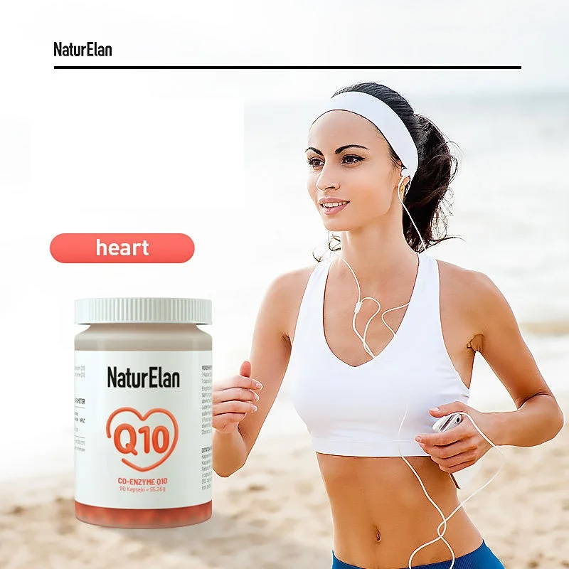 

Germany NaturElan CoEnzyme CoQ10 90Capsules Supplements Heart Health Physical Performance Cardiovascular System Energy Levels