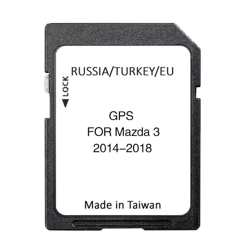 Для Mazda 3 2014-2018 Карта Навигация SD GPS Обновленная версия ВСЕ Европа Coverge