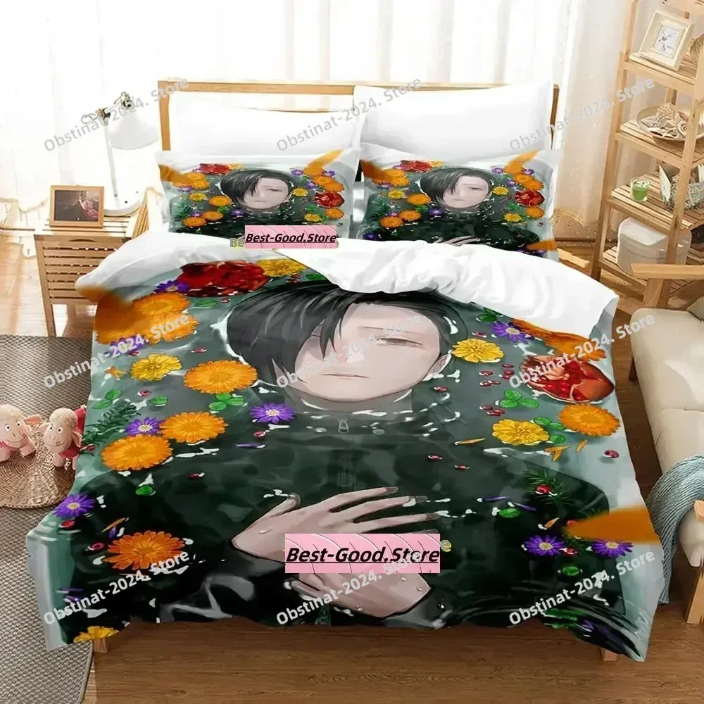 2024 Jujutsu Kaisen Kento Nanami Комплект постельного белья Single Twin Full Queen King Size Комплект постельного белья для взрослых и детей Комплекты пододеяльников для спальни Аниме (art.: 3920cfdad089a) - 3920cfdad089a