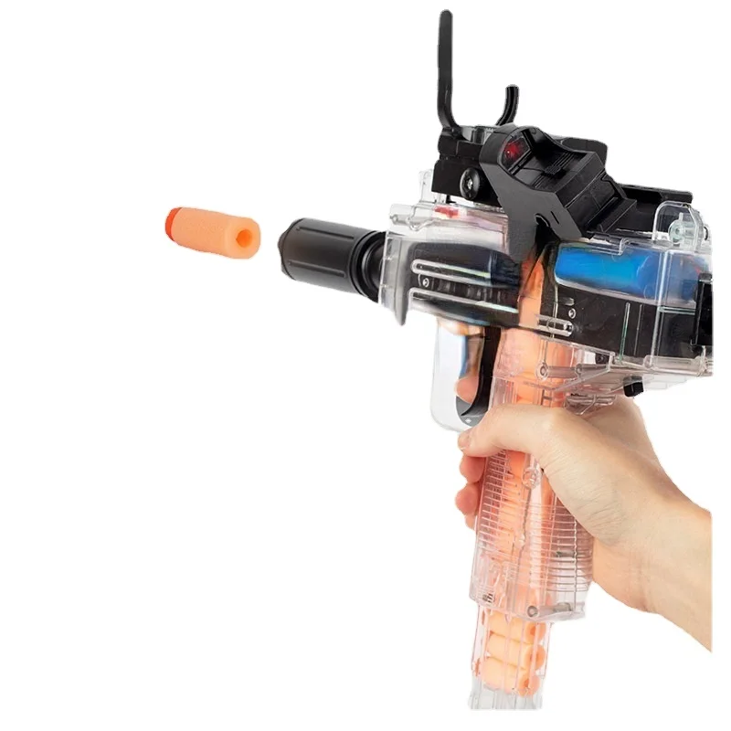 

New One Piece Dropshipping Electric Continuous Hair Soft Bullet Gun Children Toy Gun Gift Purchase