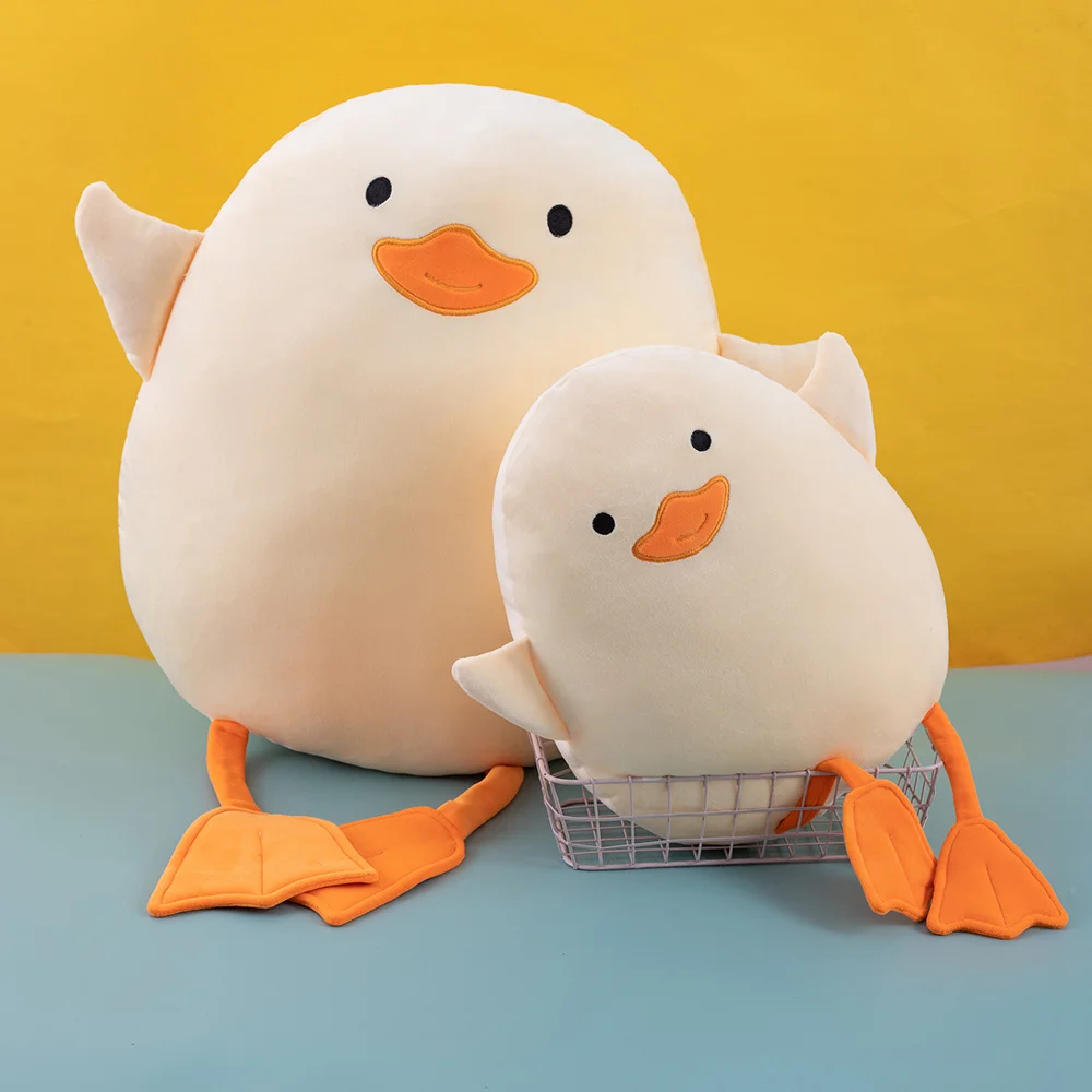 

35/55 см милые полные яйца курица мультяшная утка плюшевая игрушка мягкая кавайная животная круглая подушка для сна Кукла Детская девочка под...