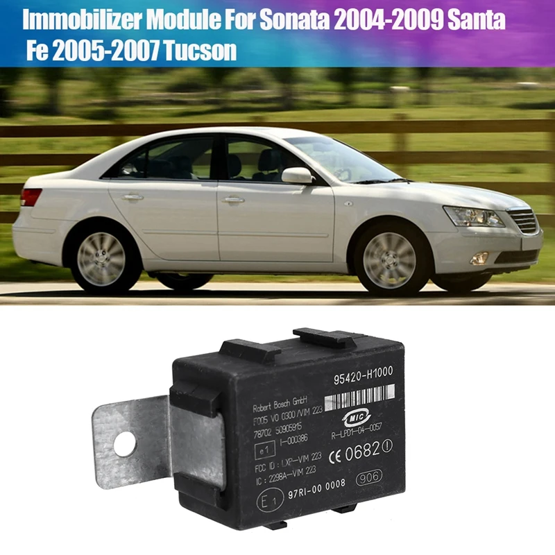 

95420H1000 автомобильный модуль иммобилайзера для Hyundai Sonata 2004-2009 Santa Fe 2005-2007 Tucson для Kia Sportage 95420-H1000