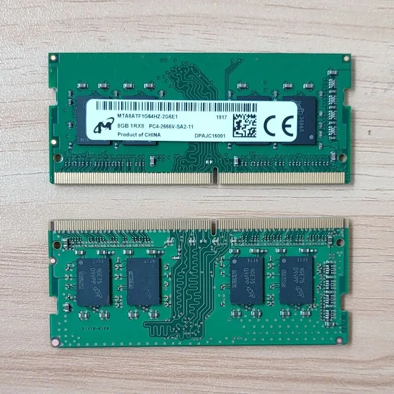 Micron RAMS DDR4 8 Гб 2666 МГц Память DDR4 8 Гб 1RX8 PC4-2666V-SA2-11 SODIMM 1,2 V